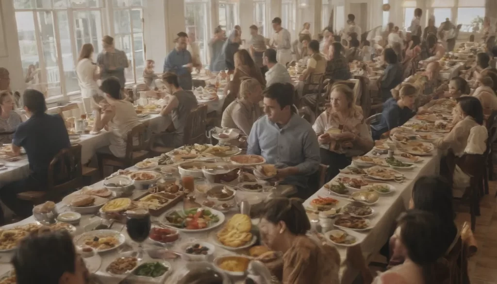 brunch versus buffet: el brunch es una comida entre el despertar y la hora del almuerzo que tiene muchas opciones de comida