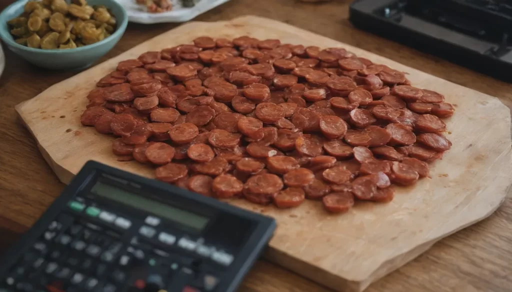 calcula la cantidad exacta de chorizo para 20 personas no te quedes corto ni te pases