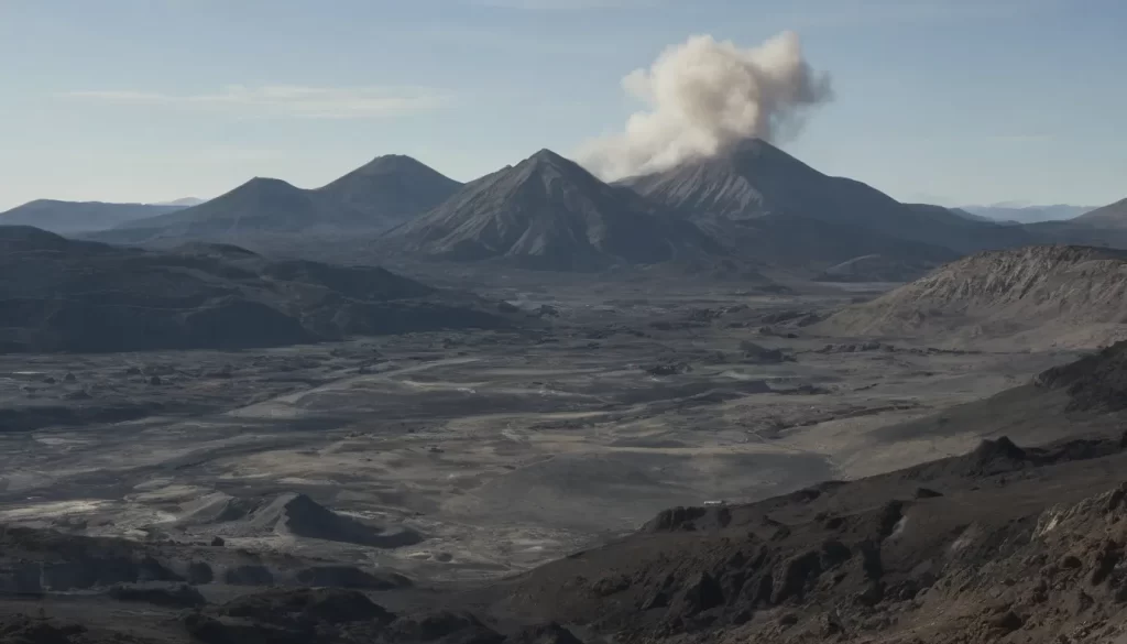 La imagen debe representar Victoria Caldera 20 20f. No hay agua y la caldera es volcánica.