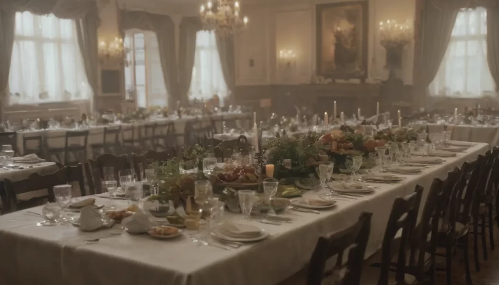 Una imagen comparativa elemental para Catering vs Banquete: ¿Cuál es la verdadera diferencia?. Tendencias en artstation por makoto sanada