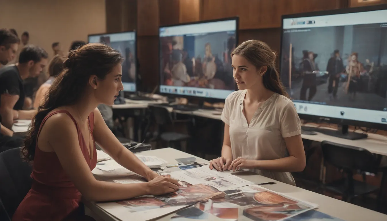 Introducir a los coordinadores de eventos españoles ganancias, altamente detalladas. Por Artgerm, arte de moda, arte conceptual, enfoque agudo, ilustración de la planificación de eventos en progreso, arte conceptual, pintura digital. Tendencia en la estación de arte