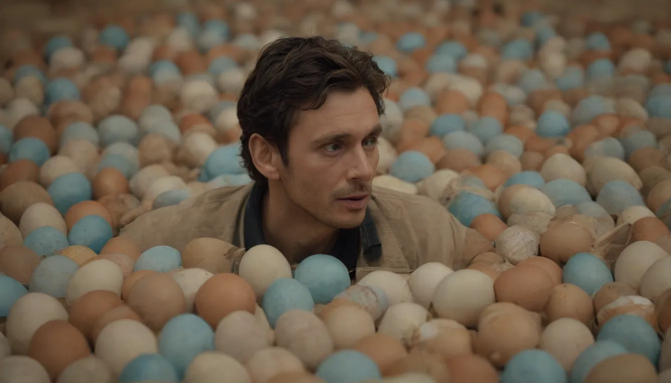 imagen de casos a destacar (luz o casos). filmación cinematográfica 150 cm x por artgutting, raphael kruzik , james franco. concepto de reciclaje de cartón. moderno, cartón detallado, detalles decorativos coloridos para huevos, por riolo greg y wlop.