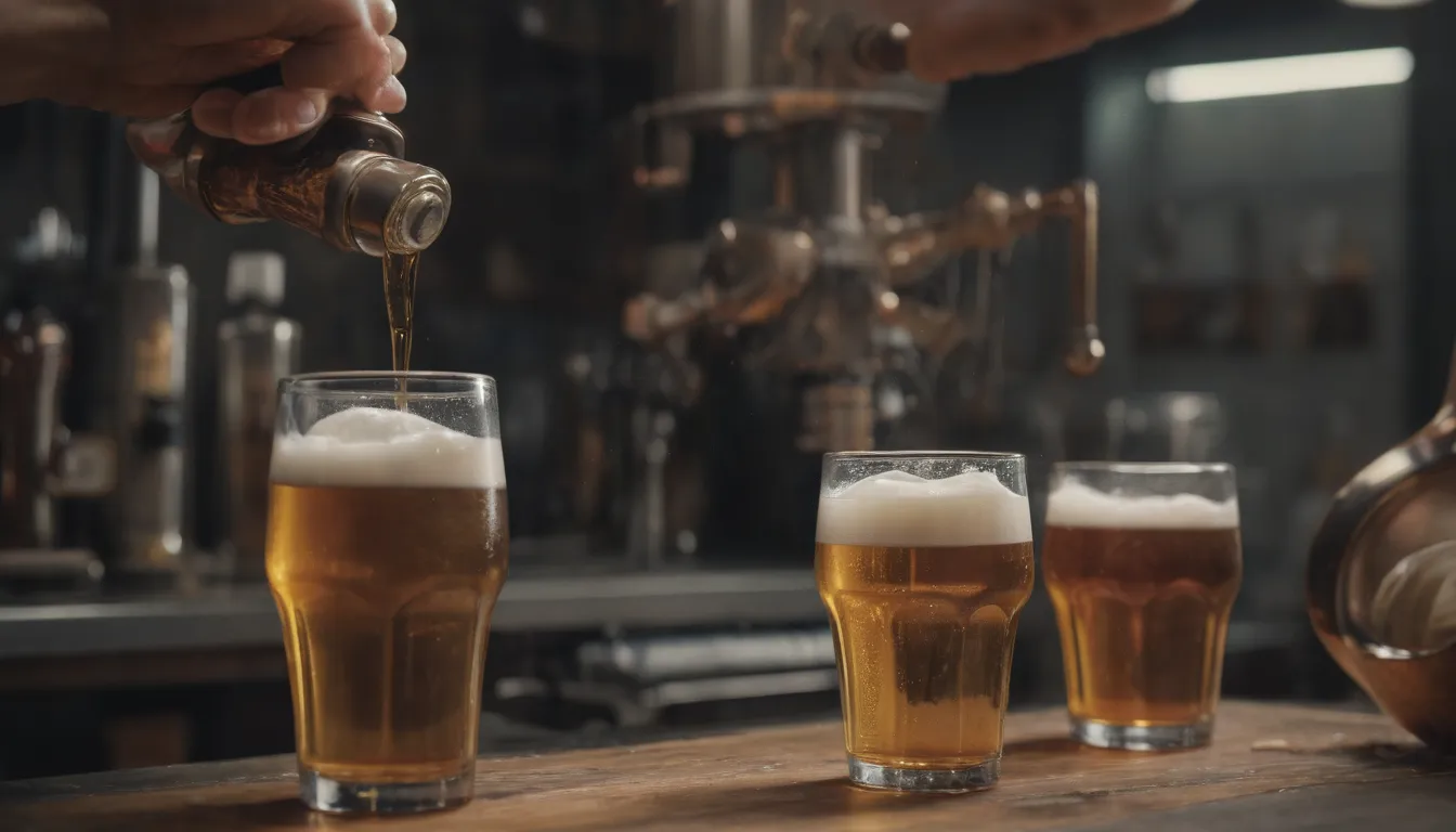 una imagen de la cerveza, galardonada vista 3D, enfoque agudo, ilustración por wlop artist, altamente detallado por el arte