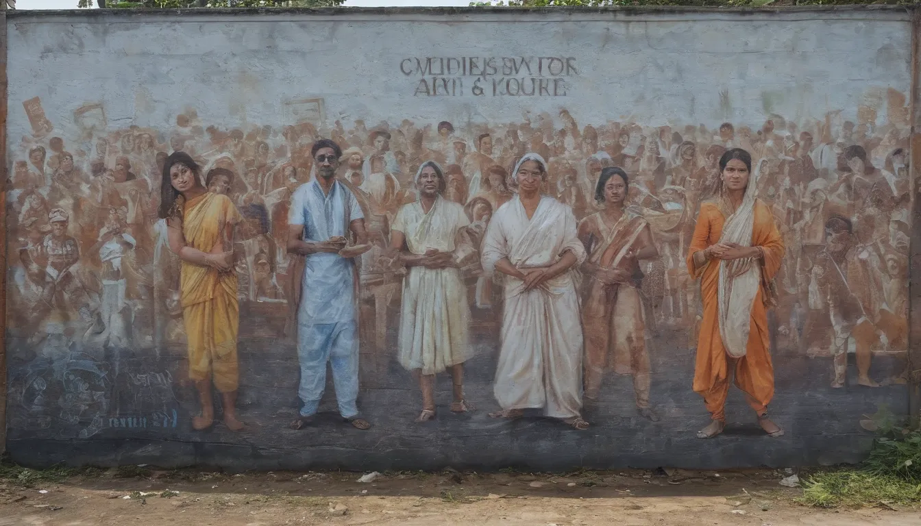 Los elementos que una imagen debe mostrar para el concepto de la importancia de la cooperación y enfoque inclusivo para descubrir la verdad sobre la higiene en la India: ideas erróneas y realidades, por Mural Routes en IDEAS City 2013, están compuestos de ilustraciones o fotografías altamente detalladas, arte digital 3d, motor irreal, afeitado realista, ángulo cinematográfico, enfoque agudo, arte conceptual