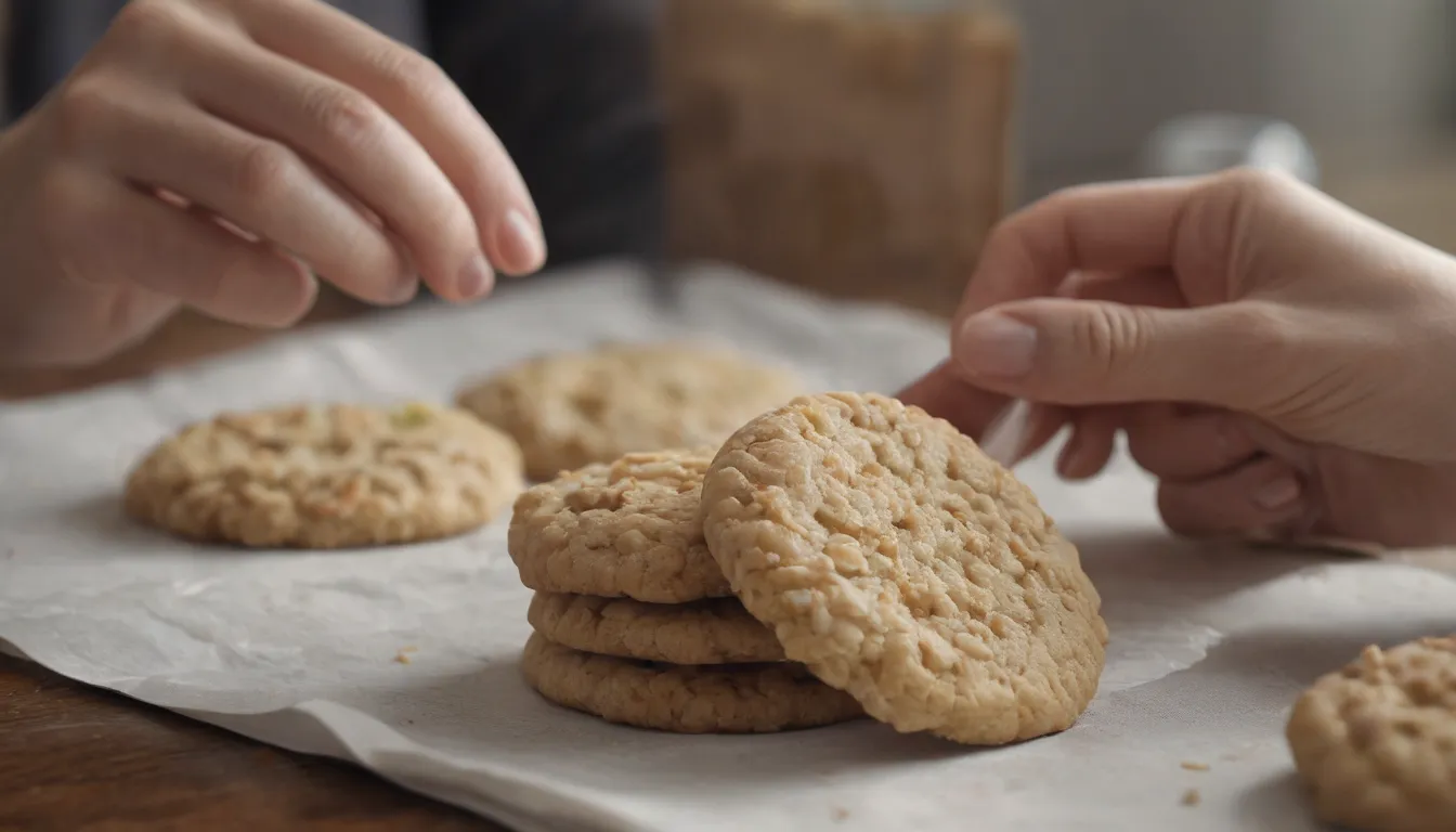 Las galletas de arroz sin gluten benefician al retrato. Disparo de 48 mm. Centrarse en cámara a mano. Marco de cámara lleno con la mitad de una foto de cierre de cámara de manos conteniendo paquete y persona mirando a él. Alto contraste, iluminación natural. Antecedentes, placa de fondo, fondo, borrosa, colorida vista, vista de ojos sonrientes, altamente detallada, arttación, renderizador de octava y motor no real, hiper detallado